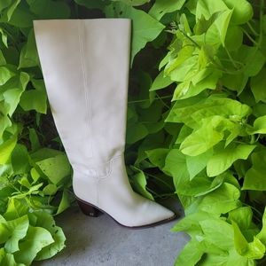 Size 9.5 Sam Edelman Ivory Boots - Tall